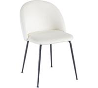 RegalosMiguel Pack 6 Sillas Black Dalnia Terciopelo - Beige