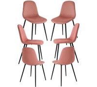RegalosMiguel Pack 6 Sillas Boide - Rosa