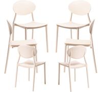 RegalosMiguel Pack 6 Sillas Bután - Beige