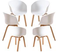 Regalos Miguel - Packs Sillas Comedor - Pack 6 Sillas Hema - Blanco