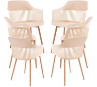 RegalosMiguel Pack 6 Sillas Lisy - Beige