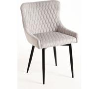 RegalosMiguel Pack 6 Sillas Sanda Terciopelo - Gris