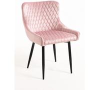 RegalosMiguel Pack 6 Sillas Sanda Terciopelo - Rosa