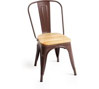 RegalosMiguel Pack 6 Sillas Torix Madera Natural - Marrón