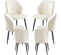RegalosMiguel Pack 6 Sillas Wenye - Blanco