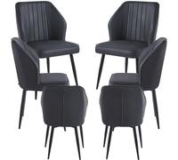 RegalosMiguel Pack 6 Sillas Wenye - Negro