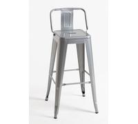 RegalosMiguel Pack 6 Taburetes Torix Respaldo - Gris metalizado