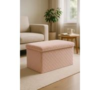 RegalosMiguel Puff Almacenaje Dico 76 cm Terciopelo - Rosa
