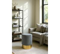 RegalosMiguel Puff Klavel Terciopelo - Gris