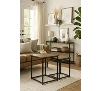 Regalos Miguel - Mesas Auxiliares - Set 2 Mesas Centro Ceu - Marrón