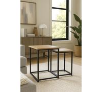 Regalos Miguel - Mesas Auxiliares - Set 2 Mesas Centro Ceu - Marrón Claro