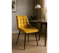 RegalosMiguel Silla Cade Terciopelo - Amarillo