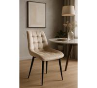 RegalosMiguel Silla Cade Terciopelo - Beige