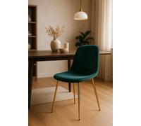 RegalosMiguel Silla Golden Teok Terciopelo - Verde