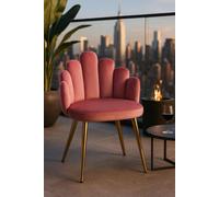 RegalosMiguel Silla Hand Gold Terciopelo - Rosa