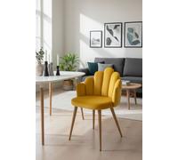 RegalosMiguel Silla Hand Terciopelo - Amarillo