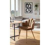 RegalosMiguel Silla Hand Terciopelo - Marrón