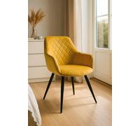 RegalosMiguel Silla Kres Terciopelo - Amarillo