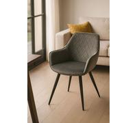 RegalosMiguel Silla Kres Terciopelo - Gris oscuro