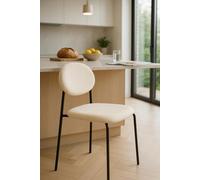 RegalosMiguel Silla Mida Black Terciopelo - Beige