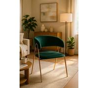 RegalosMiguel Silla Mihu Gold Terciopelo - Verde
