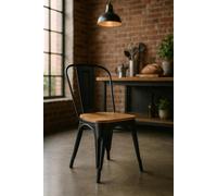 RegalosMiguel Silla Torix Madera Natural - Negro