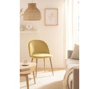 RegalosMiguel Silla Vint Terciopelo - Amarillo dorado