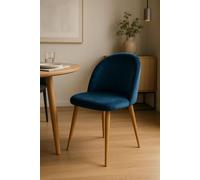 RegalosMiguel Silla Vint Terciopelo - Azul