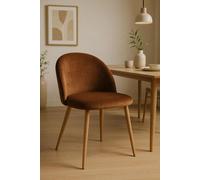 RegalosMiguel Silla Vint Terciopelo - Marrón