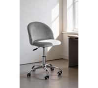RegalosMiguel Silla Vint Terciopelo Office - Gris