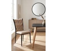 RegalosMiguel Silla Wiwen Black Terciopelo - Beige