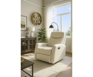 RegalosMiguel Sillón Relax Reclinable Trimax Polipiel - Beige