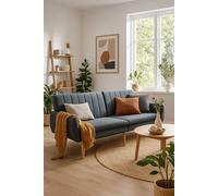 Regalos Miguel - Sofás y Sillones - Sofá Cama Macri Tela - Gris Oscuro