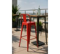 RegalosMiguel Taburete Torix Respaldo 100 cm - Rojo