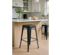 RegalosMiguel Taburete Torix Vintage - Negro vintage