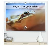 Regard de Grenouilles - Charisme amphibien (Calendrier mural 2025 DIN A2 vertical) calendrier de bureau: Plongez dans l'univers captivant des ... et la personnalité unique des grenouilles.
