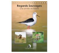 Regards sauvages - Une année de liberté (Calendrier de bureau 2026 DIN A5 horizontal), CALVENDO calendrier mensuel: Un calendrier captivant qui ... des animaux sauvages dans toute leur liberté.