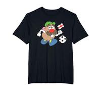Regate de fútbol de Mr Potato Head Camiseta, Hombre Tallas Grandes, Negro, 3X Alto