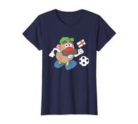 Regate de fútbol de Mr Potato Head Camiseta, Mujer, Azul Marino, XS