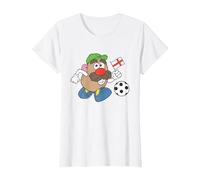 Regate de fútbol de Mr Potato Head Camiseta, Mujer, Blanco, XL