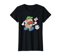 Regate de fútbol de Mr Potato Head Camiseta, Mujer, Negro, XS