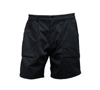Regatta Action Water Repellent Multi Pocket Shorts Shorts, Hombre, Black, 40"