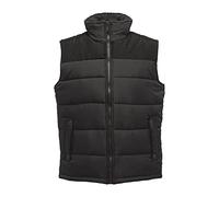 Regatta Altoona - Chaleco para Hombre, Talla S, Color Gris y Negro