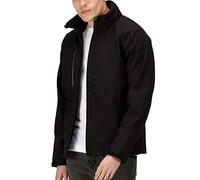 Regatta Apex Waterproof & Breathable Membrame Foldaway Hooded Softshell Jacket Soft Shell, Hombre, Black, XXXL