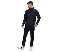 Regatta Apex Waterproof & Breathable Membrame Foldaway Hooded Softshell Jacket Soft Shell, Hombre, Navy, M
