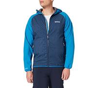 Regatta Arec II Chaqueta Softshell Con Capucha Y Respaldo Cálido, Repelente Al Agua Y Resistente Al Viento Soft shell, Hombre, Imperial Blue/Nightfall Navy, M