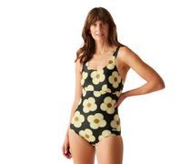 Regatta - Bañador Entero de Una Pieza Orla Kiely Flor Giratoria para Mujer (42 EU) (Negro)