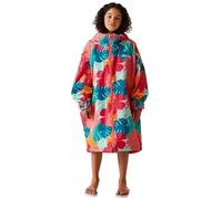 Regatta Bata cambiadora impermeable para niños, bata cambiadora con forro Borg con capucha, perfecta para actividades acuáticas al aire libre