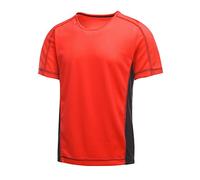 Regatta Beijing Lightweight Ergonomic Quick Wicking Active T-Shirt T-Shirts/Polos/Vests, Hombre, Classic Red/Black, M