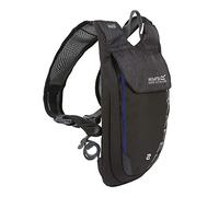 Regatta Blackfell III 2L Reflective Hardwearing Hydration Backpack, Mochila Unisex adulto, Black/Surfspray, Single